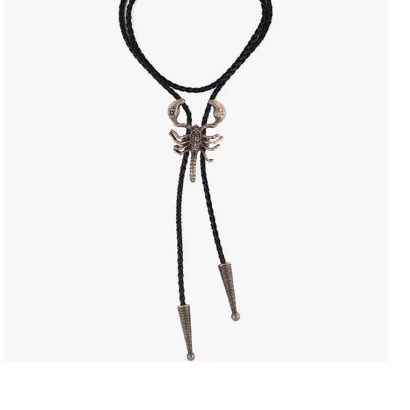 Gold Scorpion Bolo Tie - Picture 4 of 4